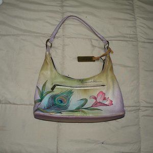 small genuine leather Anuschka handbag